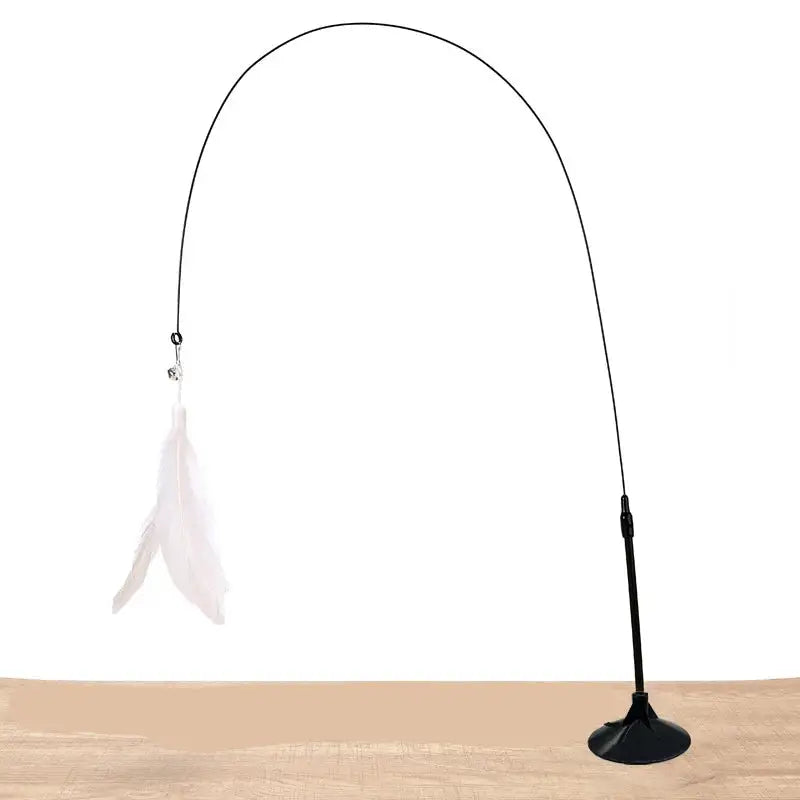 Interactive Engaging Wand Teaser for Cats Restless Feather