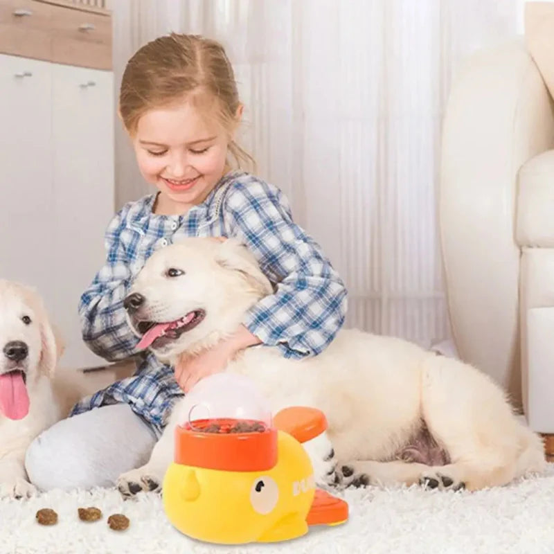 Interactive Slow Feeder Bowl for Cats Quack Tastic