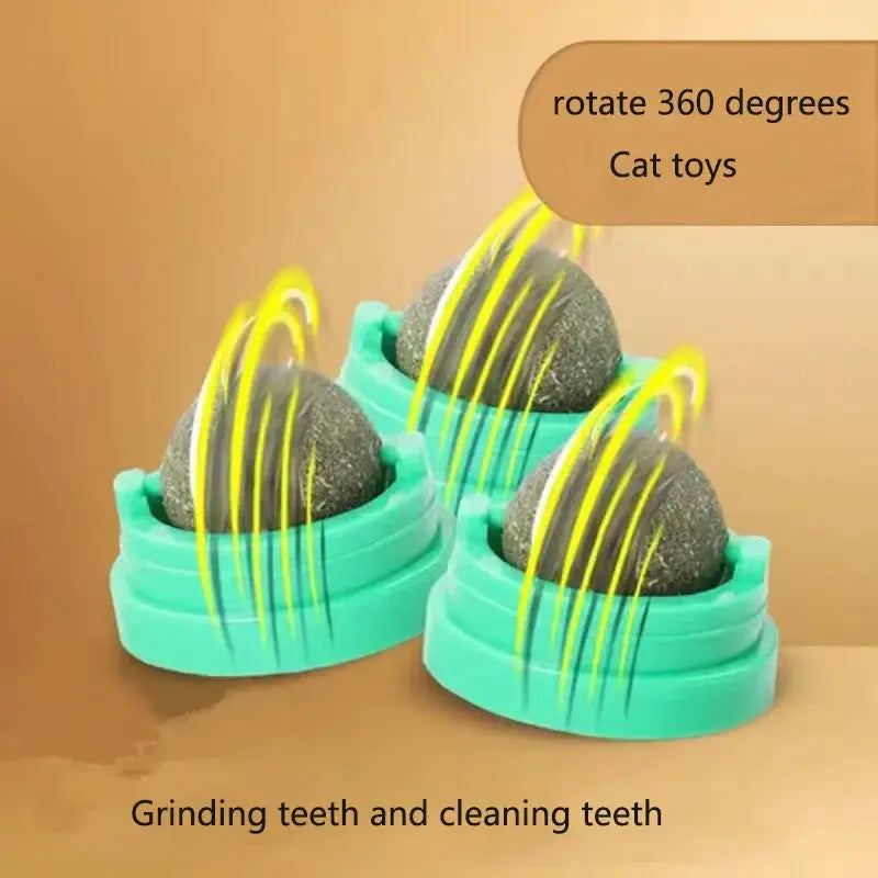 Wall Natural Scratching Post for Cats Catnip Ball
