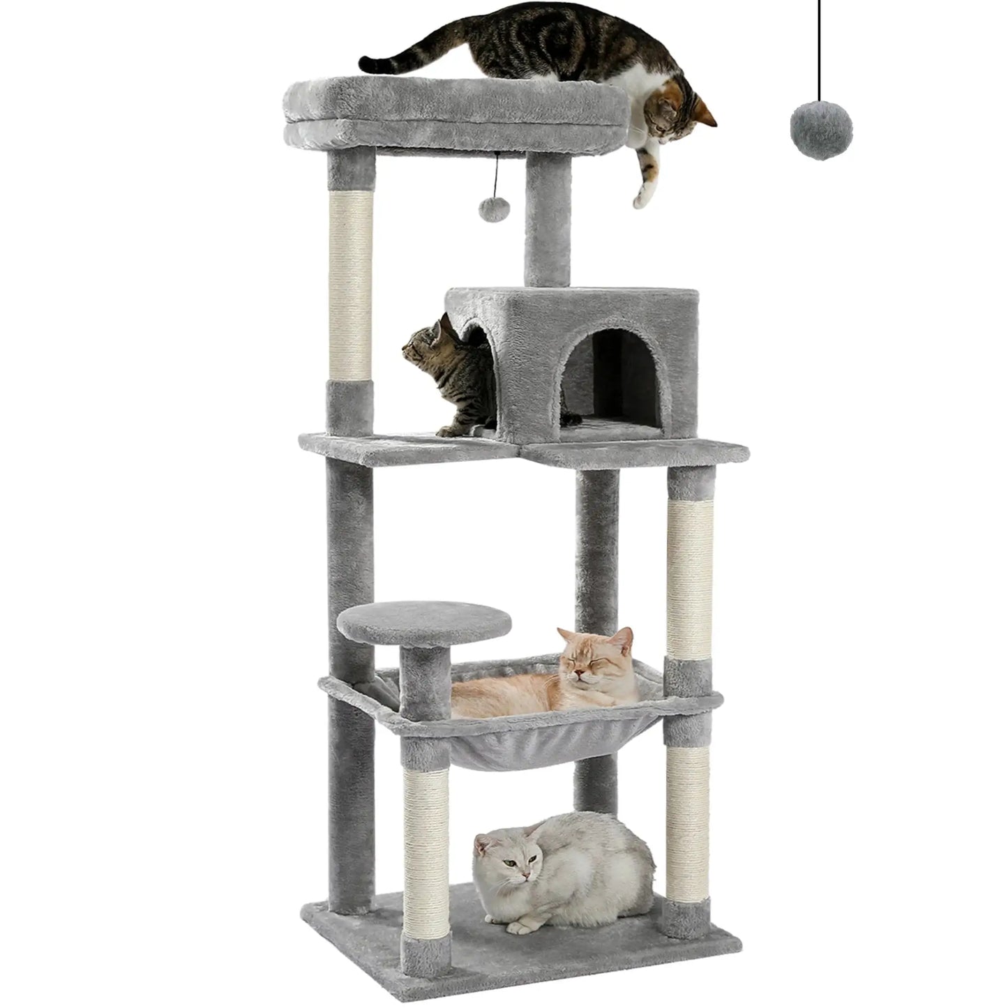 Spacious Multi Sisal Scratching Post for Cats Give