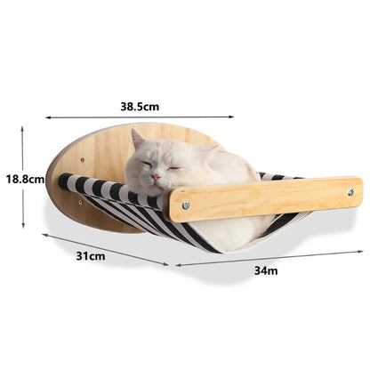 Wall Mounted Scratching Post for Cats Climbing Rewarding