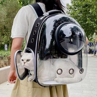 Portable Ventilated Mesh Carrier Bag for Cats Travel