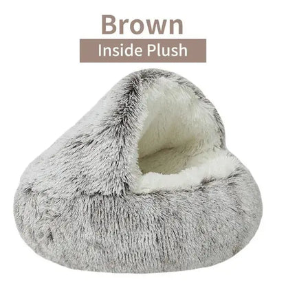 Soft Cozy Plush Bed for Cats & Dogs