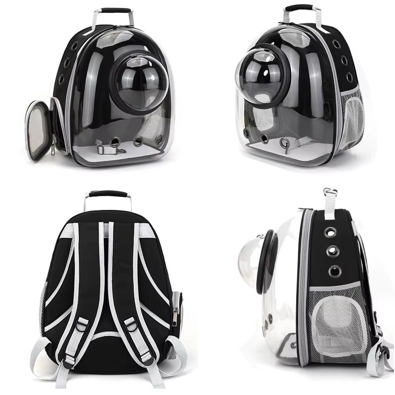 Portable Ventilated Mesh Carrier Bag for Cats Travel