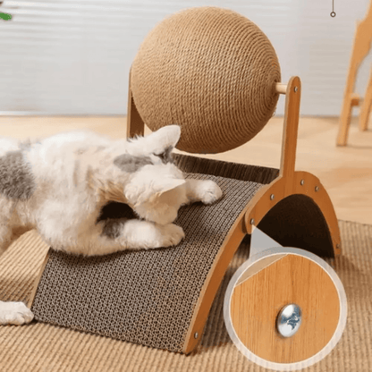 Interactive Resistant Sisal Scratching Post for Cats Protect