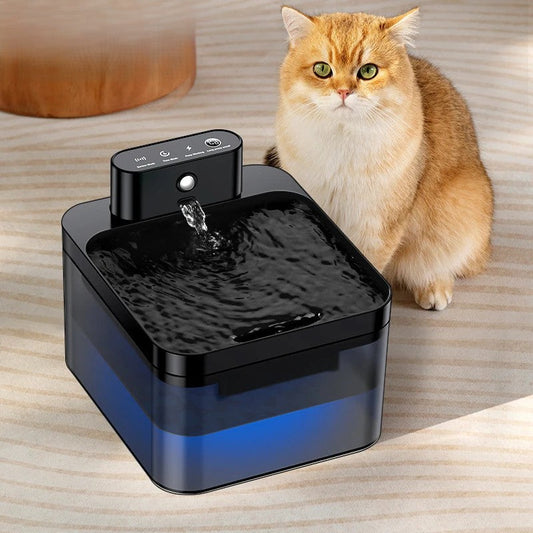 Wireless Automatic Water Fountain for Cats Hydration Rechargeable