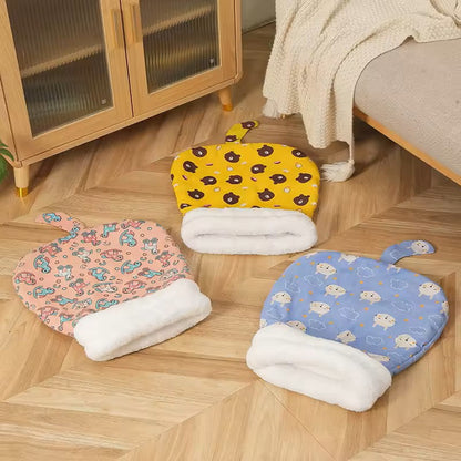 Self Warming Plush Bed for Cats Cozy Warm