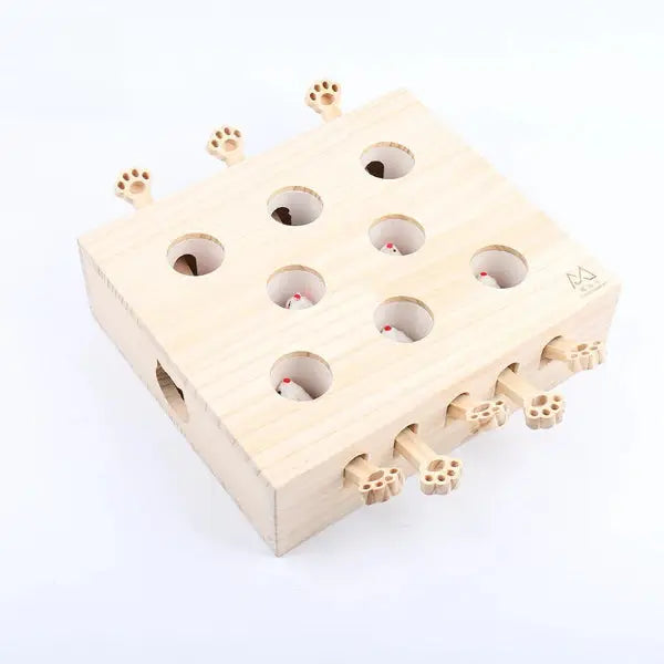 Interactive Durable Plush Toy for Cats Whack Mole