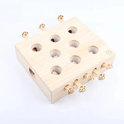 Interactive Durable Plush Toy for Cats Whack Mole
