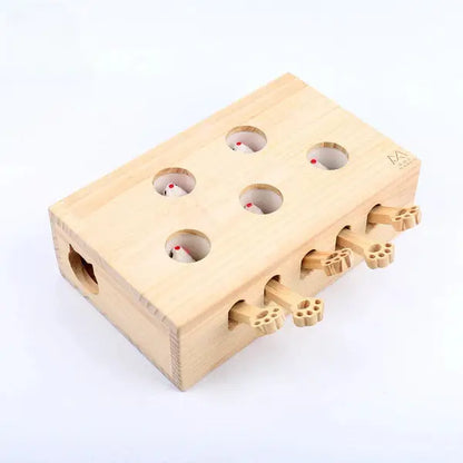 Interactive Durable Plush Toy for Cats Whack Mole