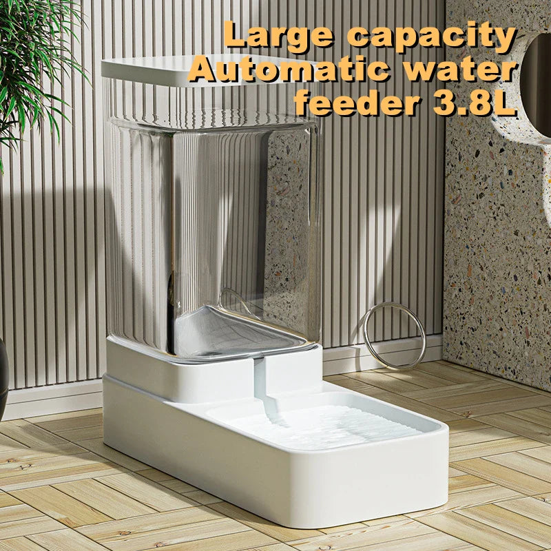 Automatic Gravity Water Fountain for Cats Simplify Feeding