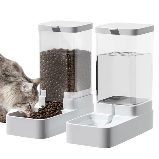 Automatic Gravity Water Fountain for Cats Simplify Feeding
