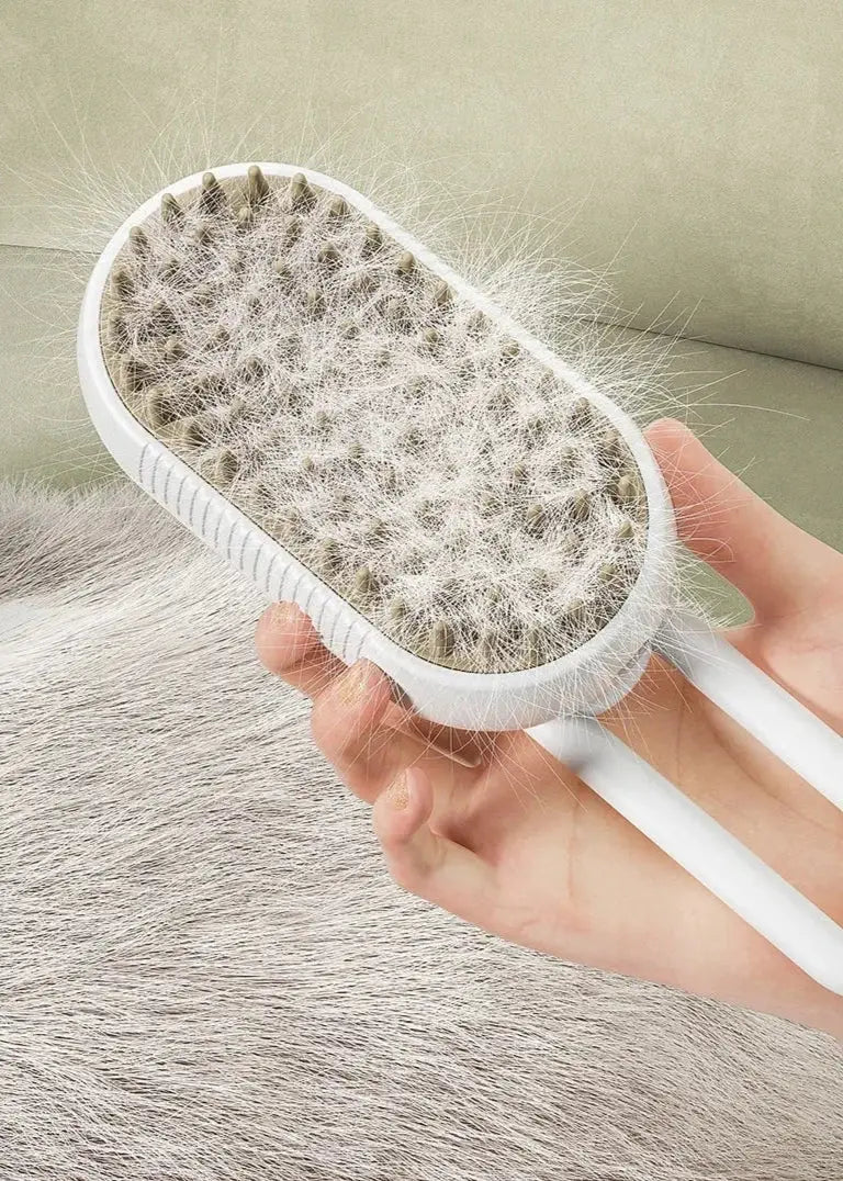Massager for Cats Groomed Steam Brush Multifunctional 3-IN-1