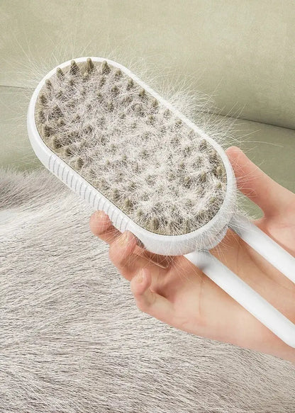 Massager for Cats Groomed Steam Brush Multifunctional 3-IN-1