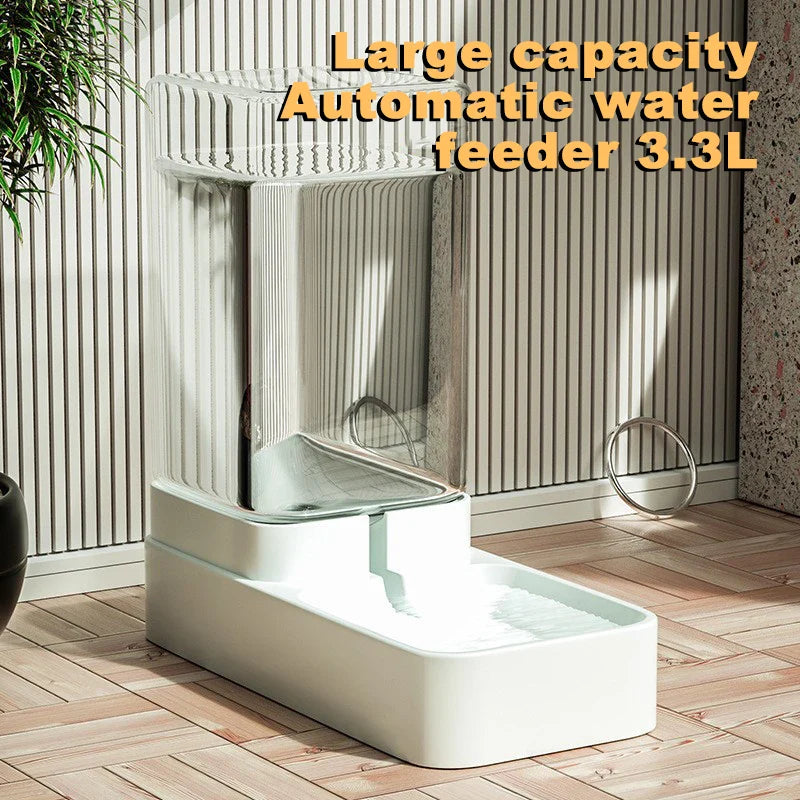 Automatic Gravity Water Fountain for Cats Simplify Feeding