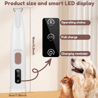 Portable Led Nail Grinder for Cats & Dogs