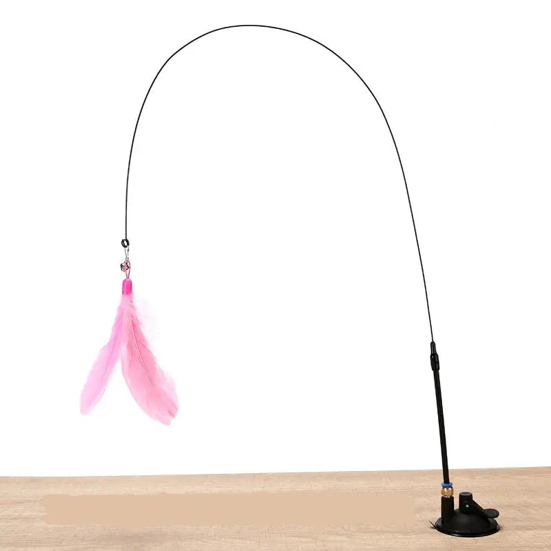 Interactive Engaging Wand Teaser for Cats Restless Feather