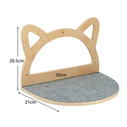 Wall Mounted Scratching Post for Cats Climbing Rewarding