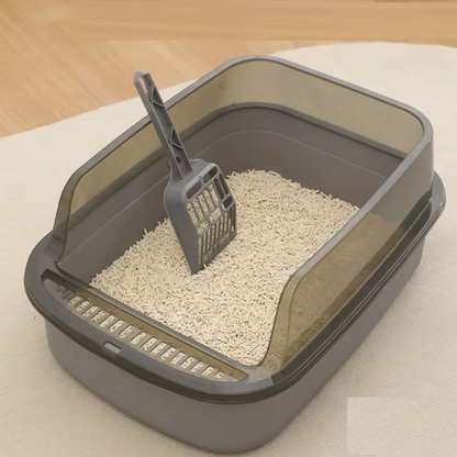 Splashproof Semi Stainless Steel Litter Scoop for Cats