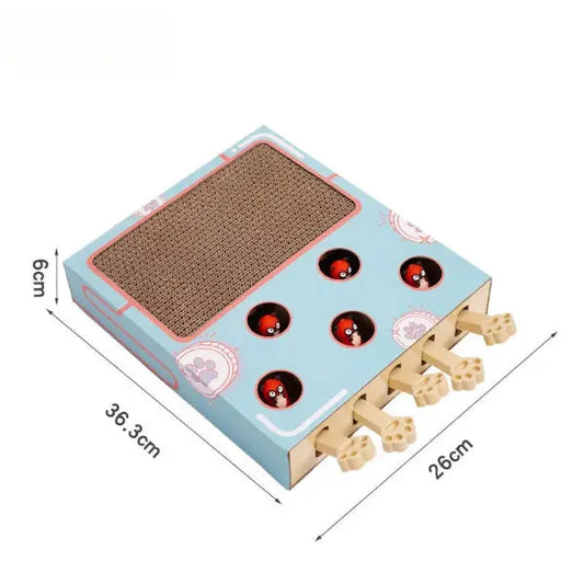 Interactive Durable Plush Toy for Cats Whack Mole