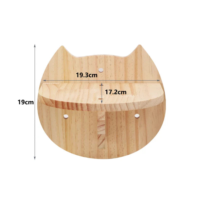Wall Mounted Scratching Post for Cats Climbing Rewarding