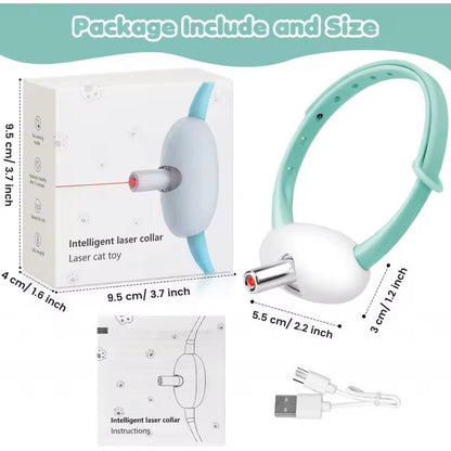 Smart Interactive Collar for Cats Entertained Effortlessly Hands