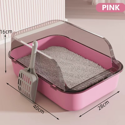 Splashproof Semi Stainless Steel Litter Scoop for Cats