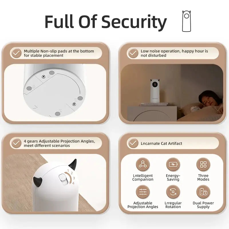 Smart Led Laser Pointer Toy for Cats Introducing