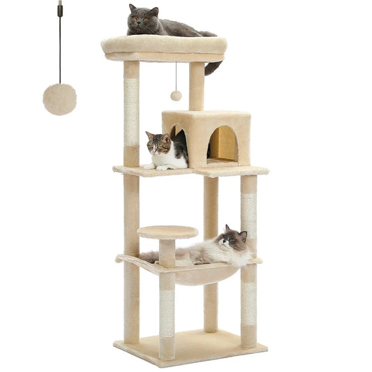 Spacious Multi Sisal Scratching Post for Cats Give