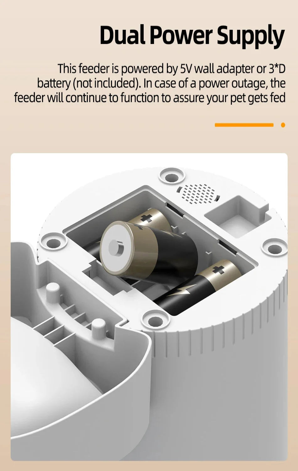 Automatic Slow Feeder Bowl for Cats Waiting Hungry 3L