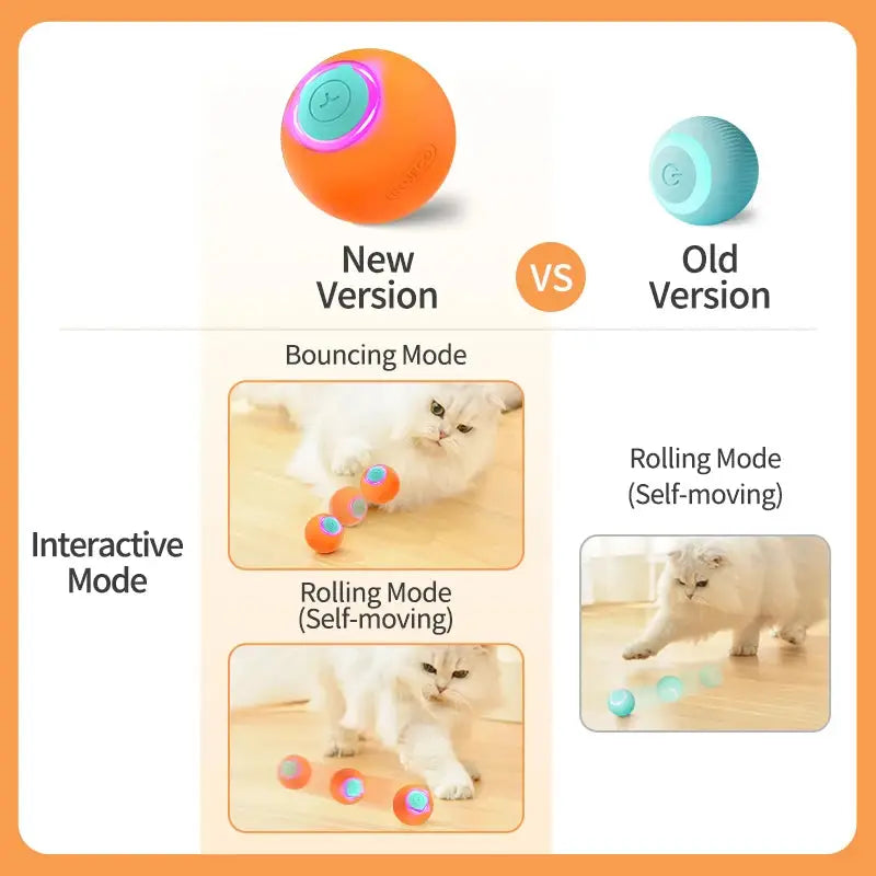 Interactive Plastic Ball Toy for Cats Time Play