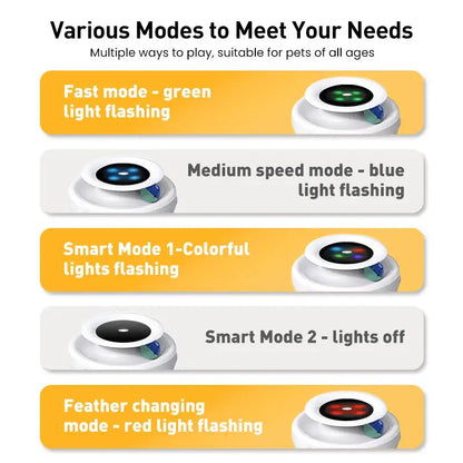 Smart Interactive Wand Teaser for Cats Nearly Domestic 2-IN-1
