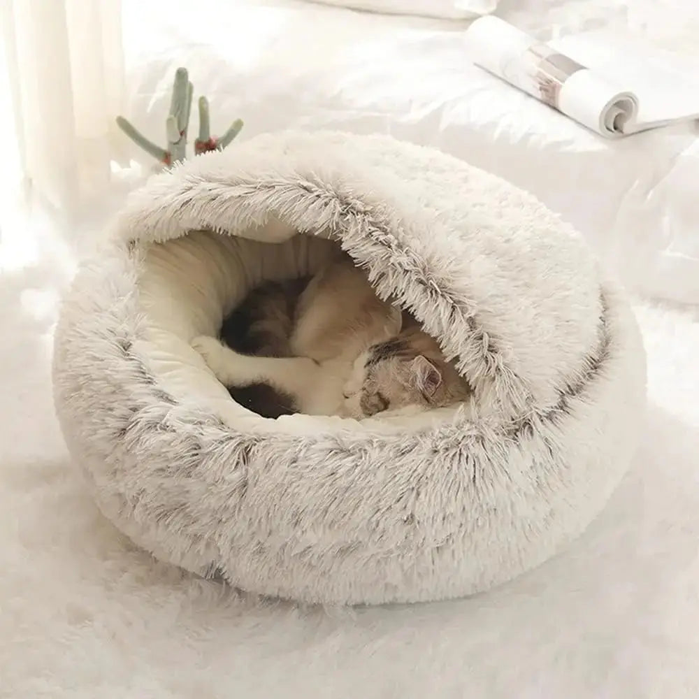 Soft Cozy Plush Bed for Cats & Dogs