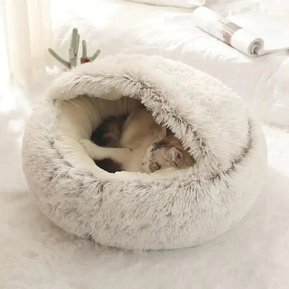 Soft Cozy Plush Bed for Cats & Dogs