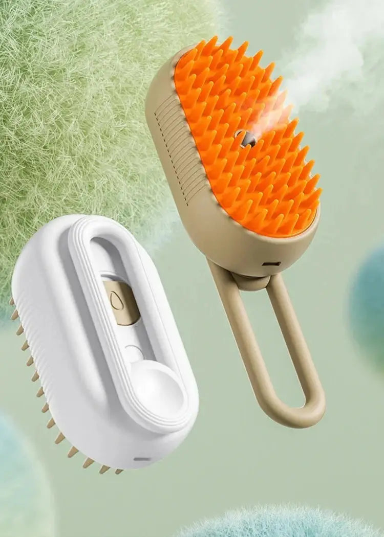 Massager for Cats Groomed Steam Brush Multifunctional 3-IN-1
