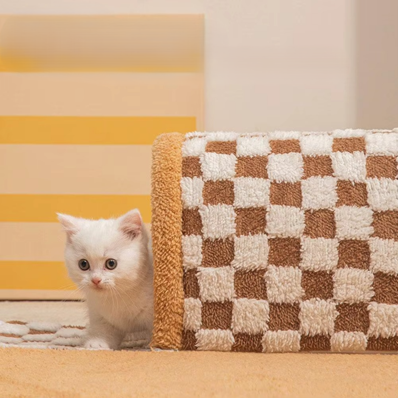 Cozy Memory Foam Bed for Cats Play Purr 2-IN-1