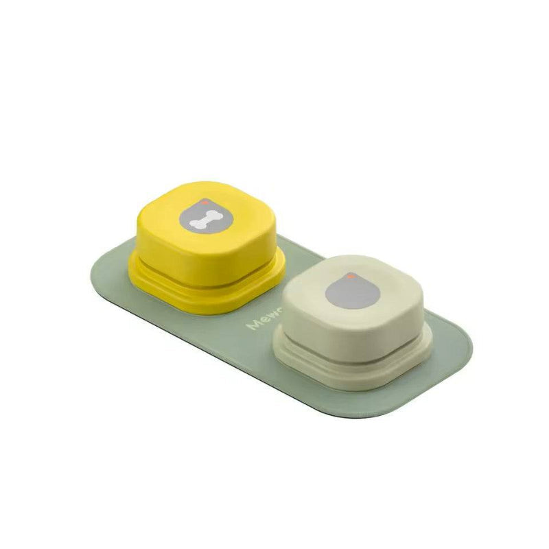 Rubber Slow Feeder Bowl for Cats Voice Recordable
