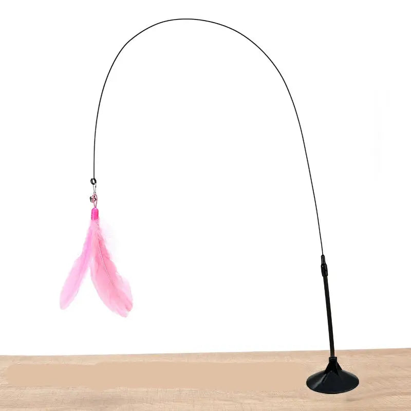 Interactive Engaging Wand Teaser for Cats Restless Feather