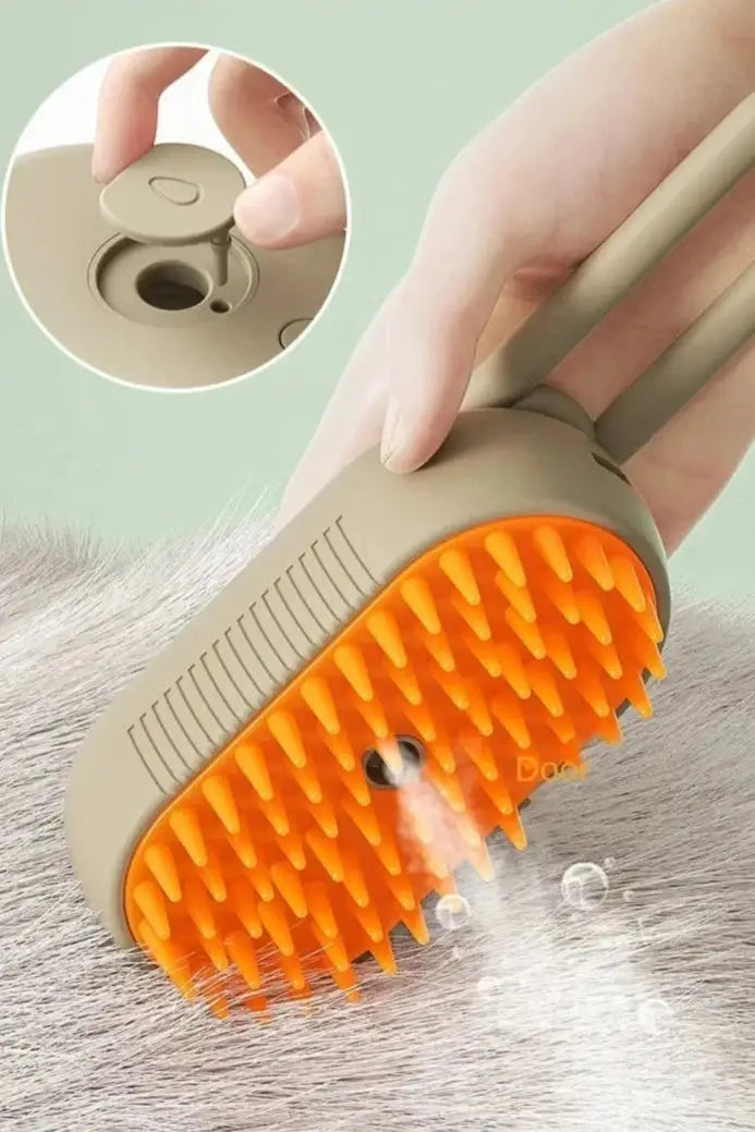 Massager for Cats Groomed Steam Brush Multifunctional 3-IN-1
