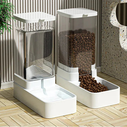 Automatic Gravity Water Fountain for Cats Simplify Feeding