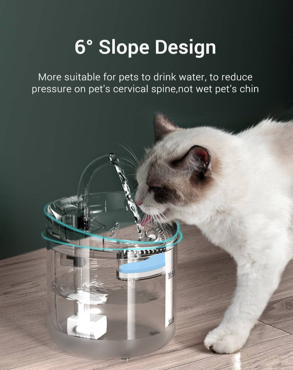 Automatic Water Fountain for Cats Dehydrated Smart Promotes 2L