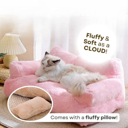 Luxury Warm Plush Bed for Cats Regal Retreat