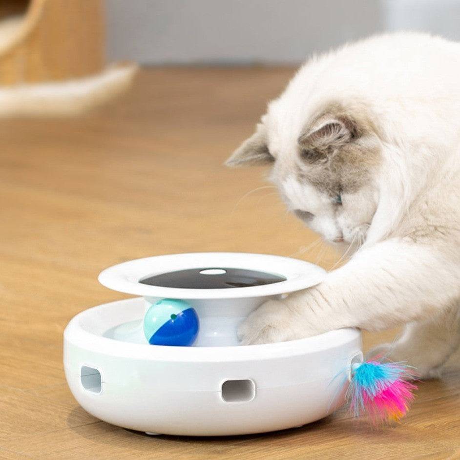 Smart Interactive Wand Teaser for Cats Nearly Domestic 2-IN-1