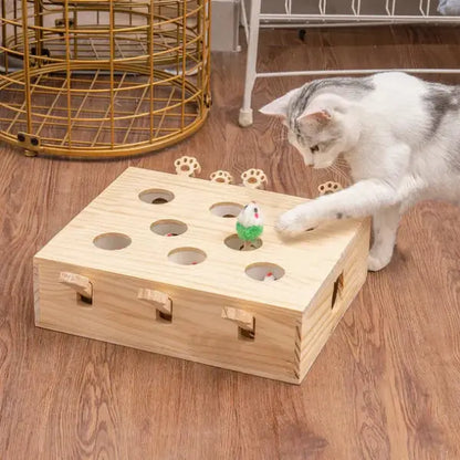 Interactive Durable Plush Toy for Cats Whack Mole