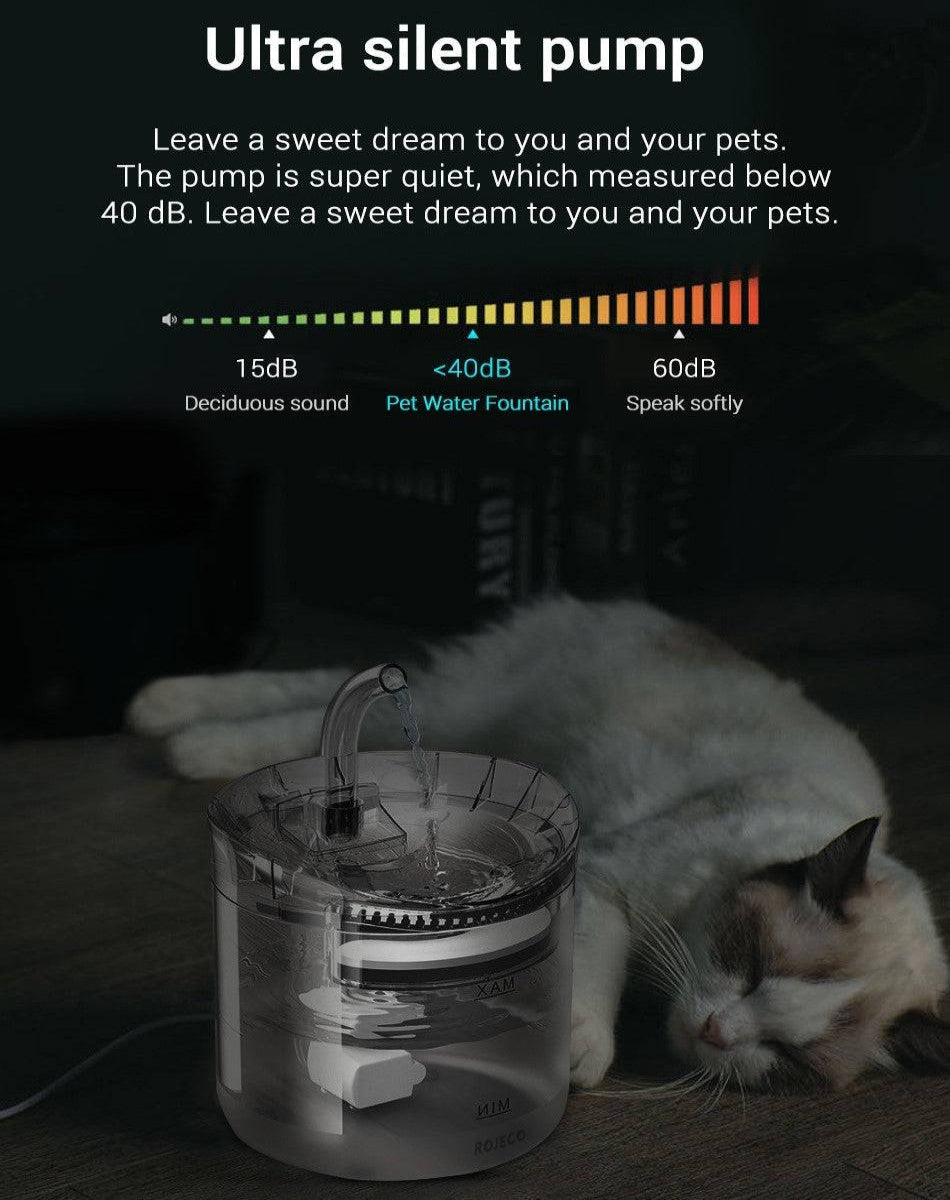 Automatic Water Fountain for Cats Dehydrated Smart Promotes 2L