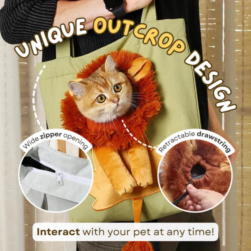 Cozy Stylish Mesh Carrier Bag for Cats Travel