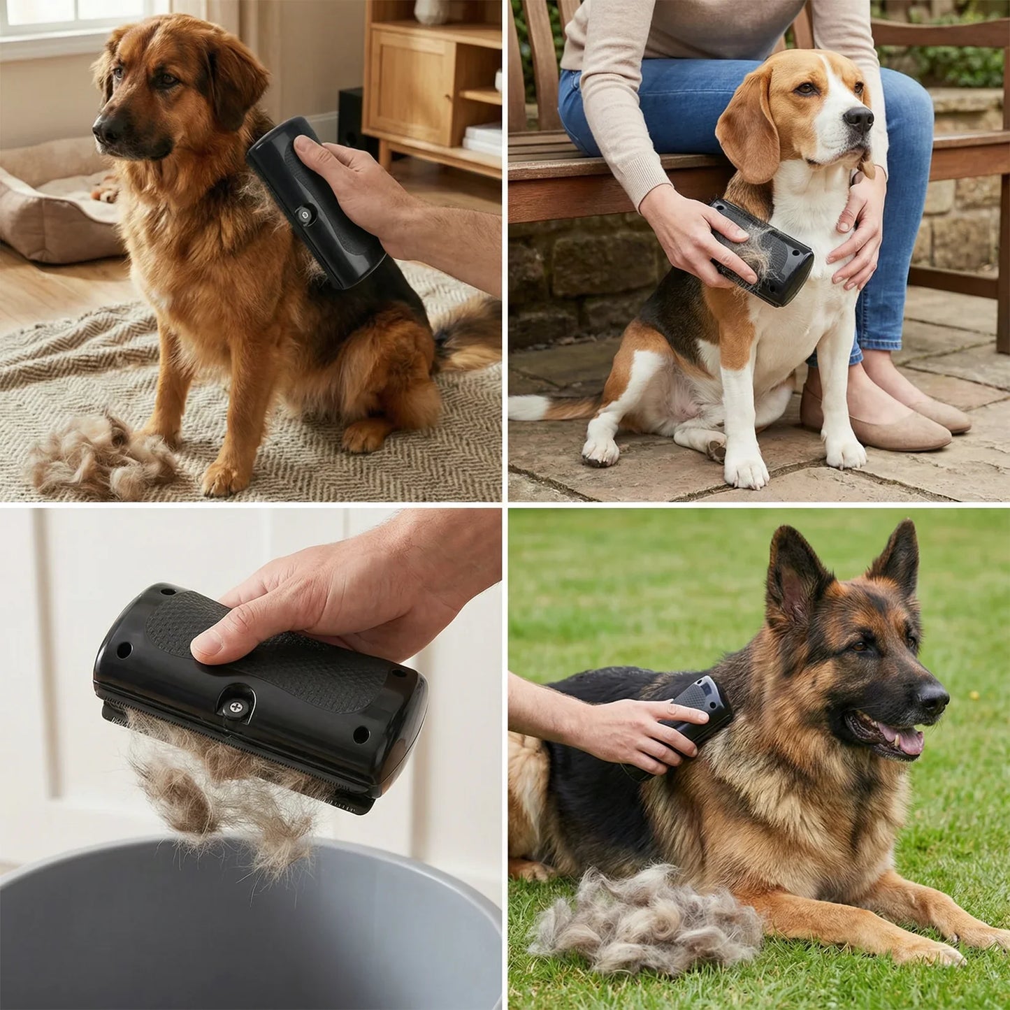 Deshedding Hair Remover Tool for Cats & Dogs