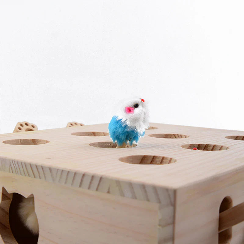 Interactive Durable Plush Toy for Cats Whack Mole