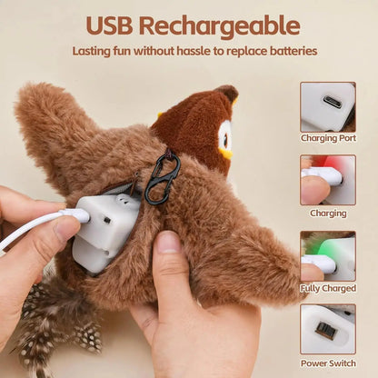 Interactive Rechargeable Toy for Cats Boredom Excitement Adventure