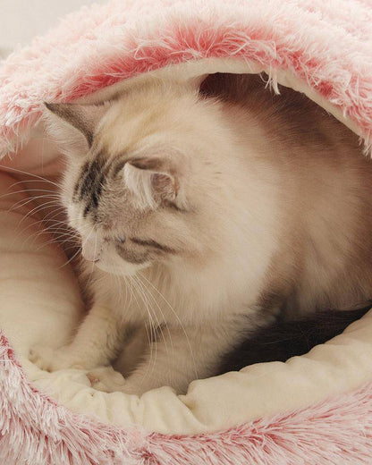 Soft Cozy Plush Bed for Cats & Dogs